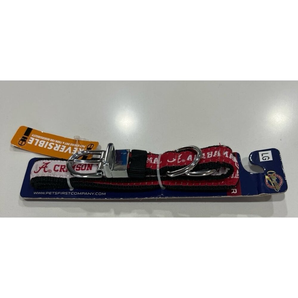 Alabama Crimson Tide Reversible Dog Collar
